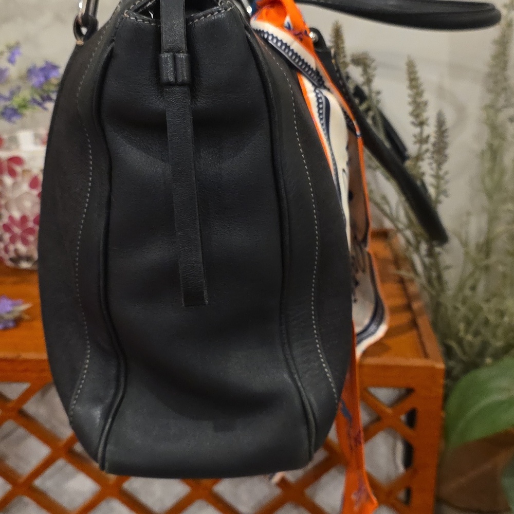 Coach Bonnie Legacy Black Linen #9435 - Picture 6 of 11